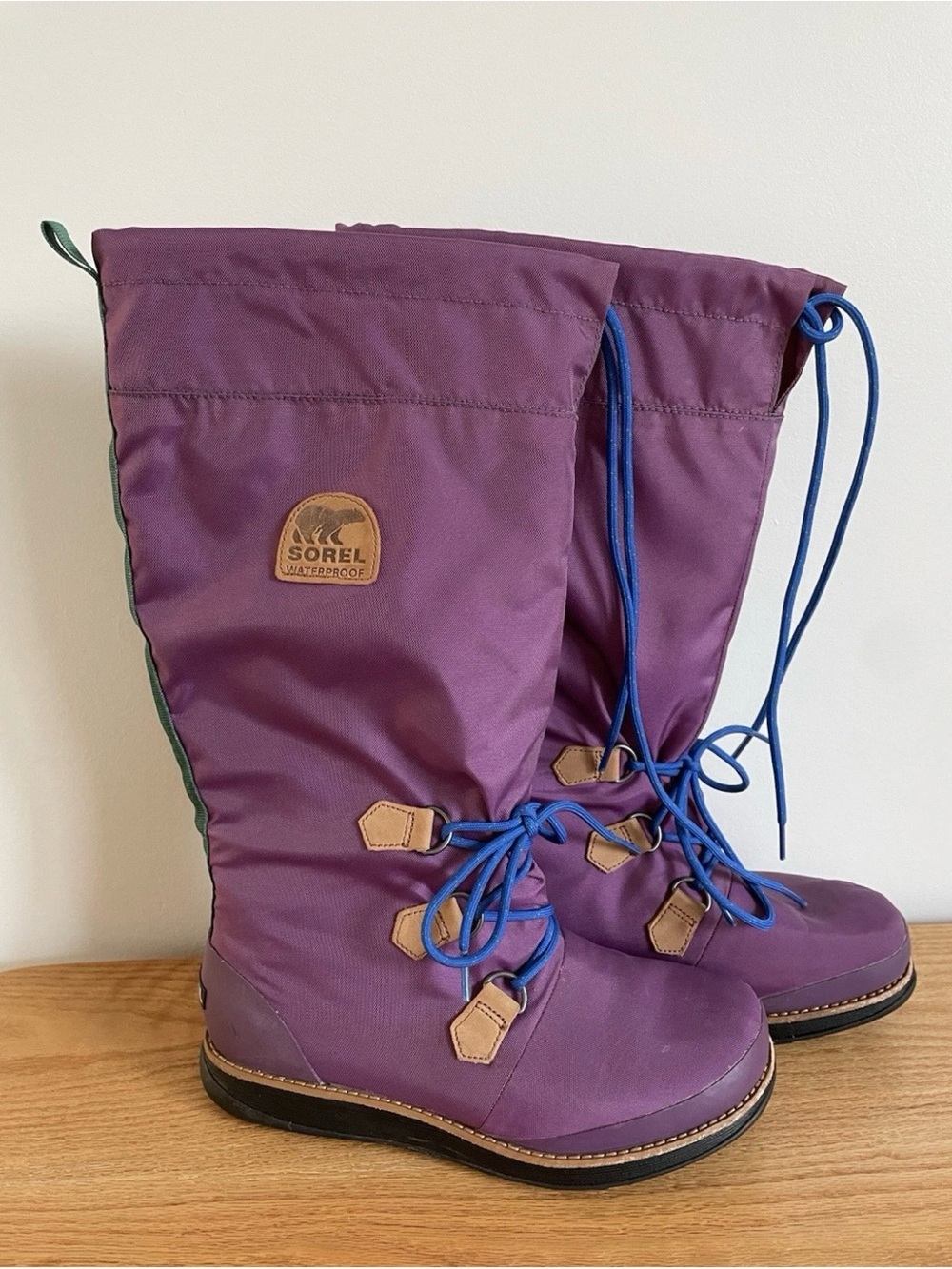 Sorel Purple Waterproof Winter Boots Size 7.5